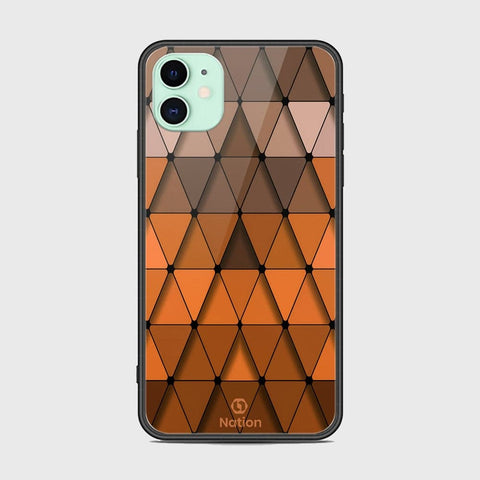 iPhone 11 Cover - Onation Pyramid Series - HQ Ultra Shine Premium Infinity Glass Soft Silicon Borders Case