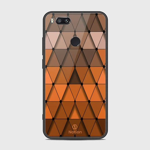 Xiaomi Mi A1 Cover - Onation Pyramid Series - HQ Ultra Shine Premium Infinity Glass Soft Silicon Borders Case