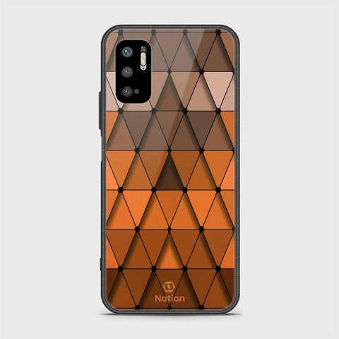 Xiaomi Redmi Note 10 5G Cover - Onation Pyramid Series - HQ Ultra Shine Premium Infinity Glass Soft Silicon Borders Case