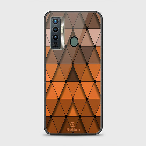 Tecno Camon 17 Cover - Onation Pyramid Series - HQ Ultra Shine Premium Infinity Glass Soft Silicon Borders Case