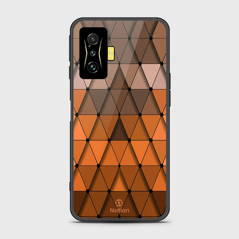 Xiaomi Poco F4 GT Cover- Onation Pyramid Series - HQ Ultra Shine Premium Infinity Glass Soft Silicon Borders Case