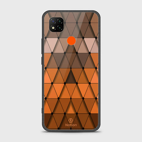 Xiaomi Redmi 10A Cover- Onation Pyramid Series - HQ Ultra Shine Premium Infinity Glass Soft Silicon Borders Case