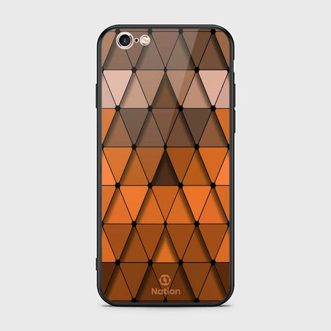 iPhone 6S / 6 Cover - ONation Pyramid Series - HQ Ultra Shine Premium Infinity Glass Soft Silicon Borders Case