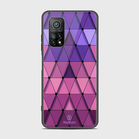 Xiaomi Mi 10T Pro Cover - Onation Pyramid Series - HQ Ultra Shine Premium Infinity Glass Soft Silicon Borders Case