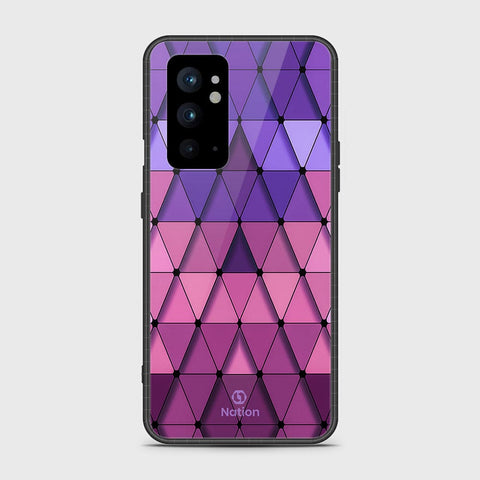 OnePlus 9RT 5G Cover- Onation Pyramid Series - HQ Ultra Shine Premium Infinity Glass Soft Silicon Borders Case