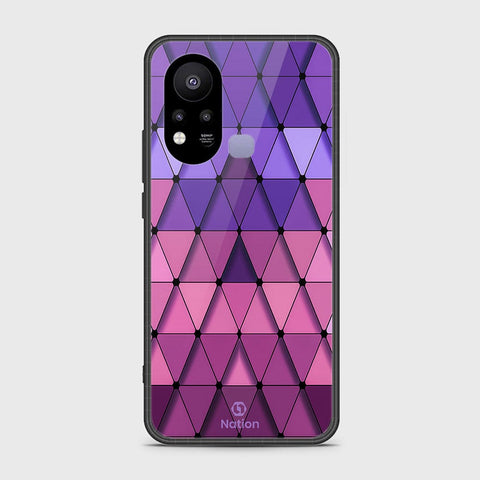Infinix Hot 11s Cover- Onation Pyramid Series - HQ Ultra Shine Premium Infinity Glass Soft Silicon Borders Case