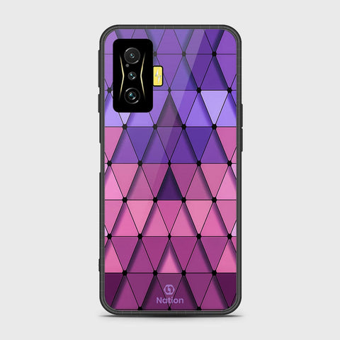 Xiaomi Poco F4 GT Cover- Onation Pyramid Series - HQ Ultra Shine Premium Infinity Glass Soft Silicon Borders Case