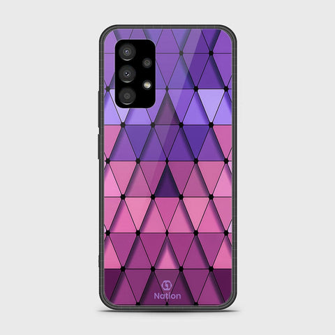 Samsung Galaxy A23 Cover- Onation Pyramid Series - HQ Ultra Shine Premium Infinity Glass Soft Silicon Borders Case