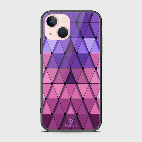 iPhone 14 Plus Cover- Onation Pyramid Series - HQ Ultra Shine Premium Infinity Glass Soft Silicon Borders Case