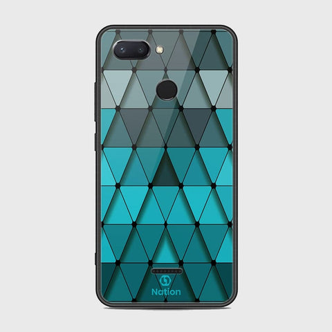 Xiaomi Redmi 6 Cover - Onation Pyramid Series - HQ Ultra Shine Premium Infinity Glass Soft Silicon Borders Case