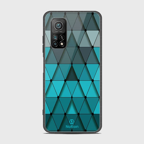 Xiaomi Mi 10T Pro Cover - Onation Pyramid Series - HQ Ultra Shine Premium Infinity Glass Soft Silicon Borders Case