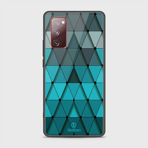 Samsung Galaxy S20 FE Cover - ONation Pyramid Series - HQ Ultra Shine Premium Infinity Glass Soft Silicon Borders Case