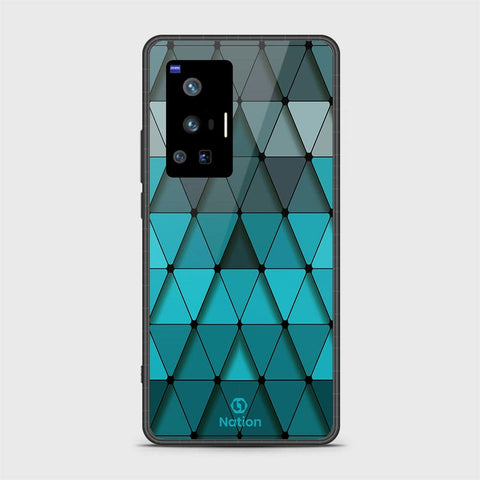 Vivo X70 Pro Cover - Onation Pyramid Series - HQ Ultra Shine Premium Infinity Glass Soft Silicon Borders Case