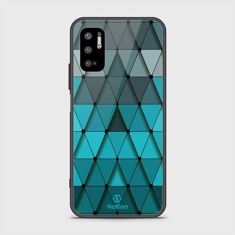 Xiaomi Redmi Note 10 5G Cover - Onation Pyramid Series - HQ Ultra Shine Premium Infinity Glass Soft Silicon Borders Case