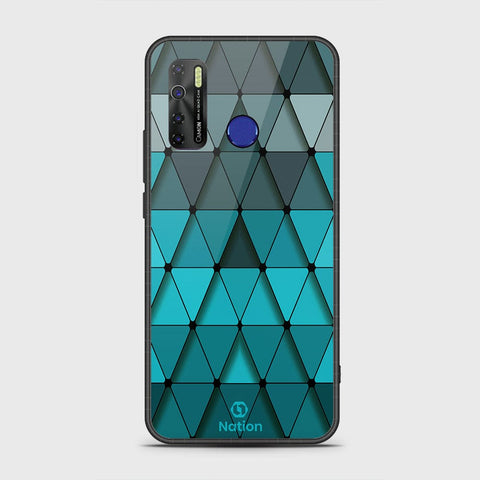 Tecno Camon 15 Cover- Onation Pyramid Series - HQ Ultra Shine Premium Infinity Glass Soft Silicon Borders Case