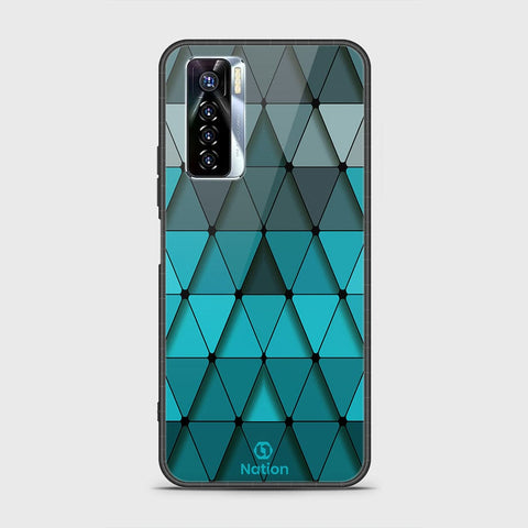 Tecno Camon 17 Pro Cover - Onation Pyramid Series - HQ Ultra Shine Premium Infinity Glass Soft Silicon Borders Case