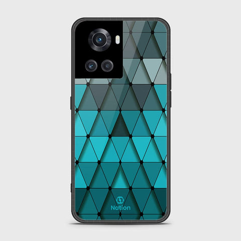 OnePlus 10R Cover- Onation Pyramid Series - HQ Ultra Shine Premium Infinity Glass Soft Silicon Borders Case