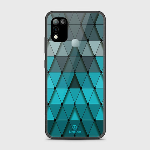 Infinix Hot 10 Play Cover- Onation Pyramid Series - HQ Ultra Shine Premium Infinity Glass Soft Silicon Borders Case