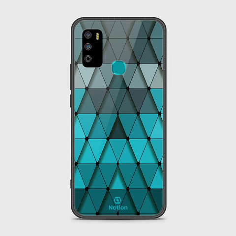 Infinix Hot 9 Play Cover- Onation Pyramid Series - HQ Ultra Shine Premium Infinity Glass Soft Silicon Borders Case