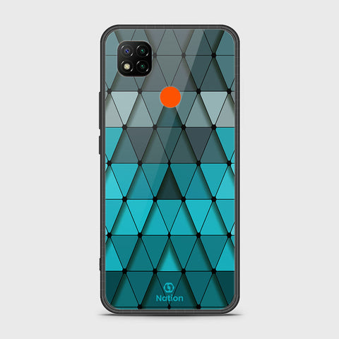 Xiaomi Redmi 10A Cover- Onation Pyramid Series - HQ Ultra Shine Premium Infinity Glass Soft Silicon Borders Case