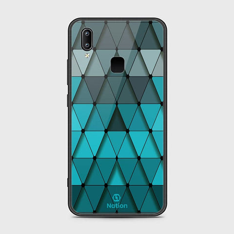 Vivo Y91 Cover - ONation Pyramid Series - HQ Ultra Shine Premium Infinity Glass Soft Silicon Borders Case