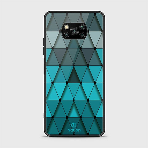 Xiaomi Poco X3 Pro Cover - ONation Pyramid Series - HQ Ultra Shine Premium Infinity Glass Soft Silicon Borders Case