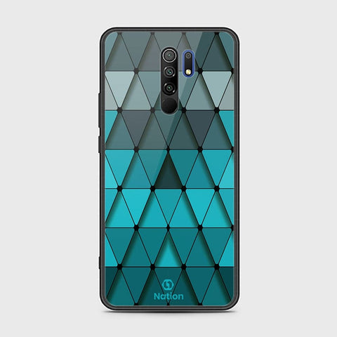 Xiaomi Redmi 9 Prime Cover - ONation Pyramid Series - HQ Ultra Shine Premium Infinity Glass Soft Silicon Borders Case