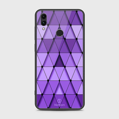 Huawei Honor 10 Lite Cover - Onation Pyramid Series - HQ Ultra Shine Premium Infinity Glass Soft Silicon Borders Case