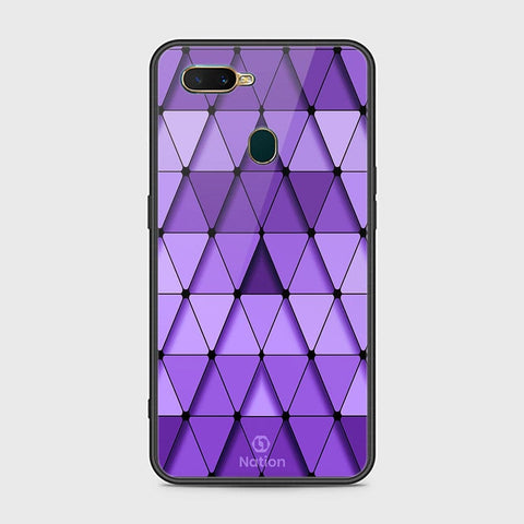 Oppo A5s Cover - Onation Pyramid Series - HQ Ultra Shine Premium Infinity Glass Soft Silicon Borders Case