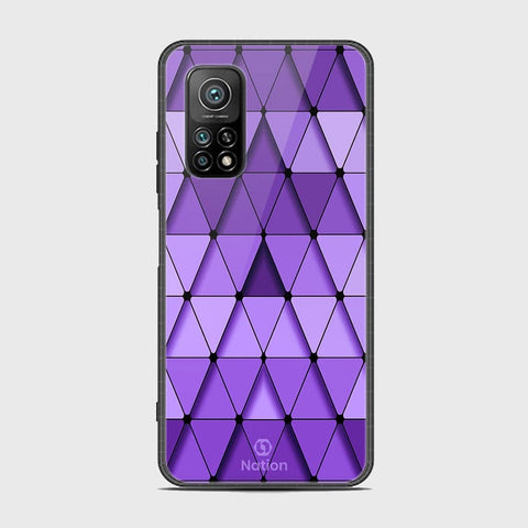 Xiaomi Mi 10T Pro Cover - Onation Pyramid Series - HQ Ultra Shine Premium Infinity Glass Soft Silicon Borders Case