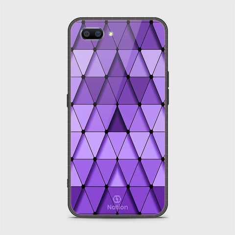 Oppo A12e Cover - Onation Pyramid Series - HQ Ultra Shine Premium Infinity Glass Soft Silicon Borders Case