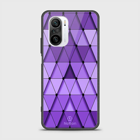 Xiaomi Poco F3 Cover - Onation Pyramid Series - HQ Ultra Shine Premium Infinity Glass Soft Silicon Borders Case