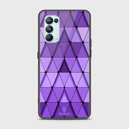 Oppo Reno 5 Pro 5G Cover - Onation Pyramid Series D70 - HQ Ultra Shine Premium Infinity Glass Soft Silicon Borders Case ( Fast Delivery )