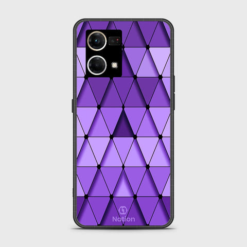 Oppo F21 Pro 4G Cover - ONation Pyramid Series - HQ Ultra Shine Premium Infinity Glass Soft Silicon Borders Case