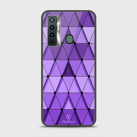 Tecno Camon 17 Cover - Onation Pyramid Series - HQ Ultra Shine Premium Infinity Glass Soft Silicon Borders Case