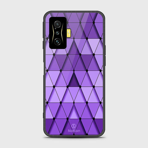 Xiaomi Poco F4 GT Cover- Onation Pyramid Series - HQ Ultra Shine Premium Infinity Glass Soft Silicon Borders Case