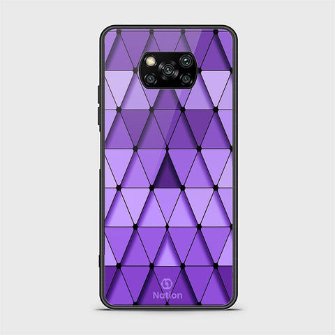 Xiaomi Poco X3 Pro Cover - ONation Pyramid Series - HQ Ultra Shine Premium Infinity Glass Soft Silicon Borders Case