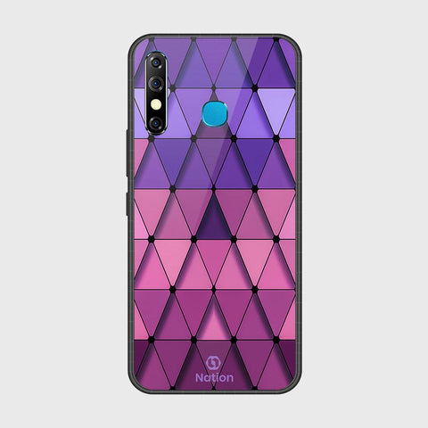 Tecno Spark 4 Cover- Onation Pyramid Series - HQ Ultra Shine Premium Infinity Glass Soft Silicon Borders Case