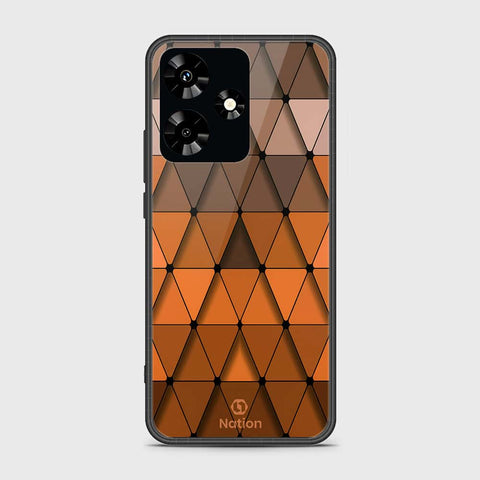 Infinix Hot 30 Cover- Onation Pyramid Series - HQ Ultra Shine Premium Infinity Glass Soft Silicon Borders Case