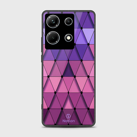 Infinix Note 30 Pro Cover- Onation Pyramid Series - HQ Ultra Shine Premium Infinity Glass Soft Silicon Borders Case