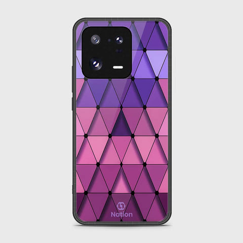 Xiaomi 13 Pro Cover- Onation Pyramid Series - HQ Ultra Shine Premium Infinity Glass Soft Silicon Borders Case