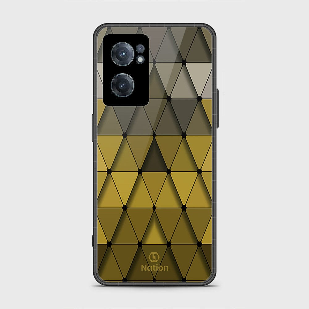 OnePlus Nord CE 2 5G Cover- Onation Pyramid Series - HQ Ultra Shine Premium Infinity Glass Soft Silicon Borders Case