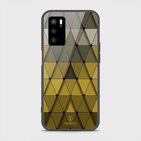 Oppo A16s Cover - Onation Pyramid Series - HQ Ultra Shine Premium Infinity Glass Soft Silicon Borders Case