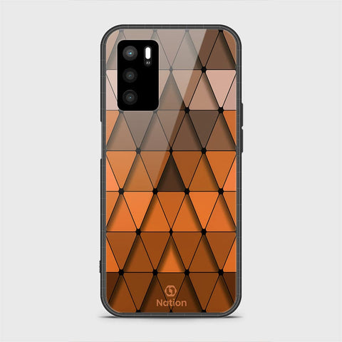 Oppo A16s Cover - Onation Pyramid Series - HQ Ultra Shine Premium Infinity Glass Soft Silicon Borders Case