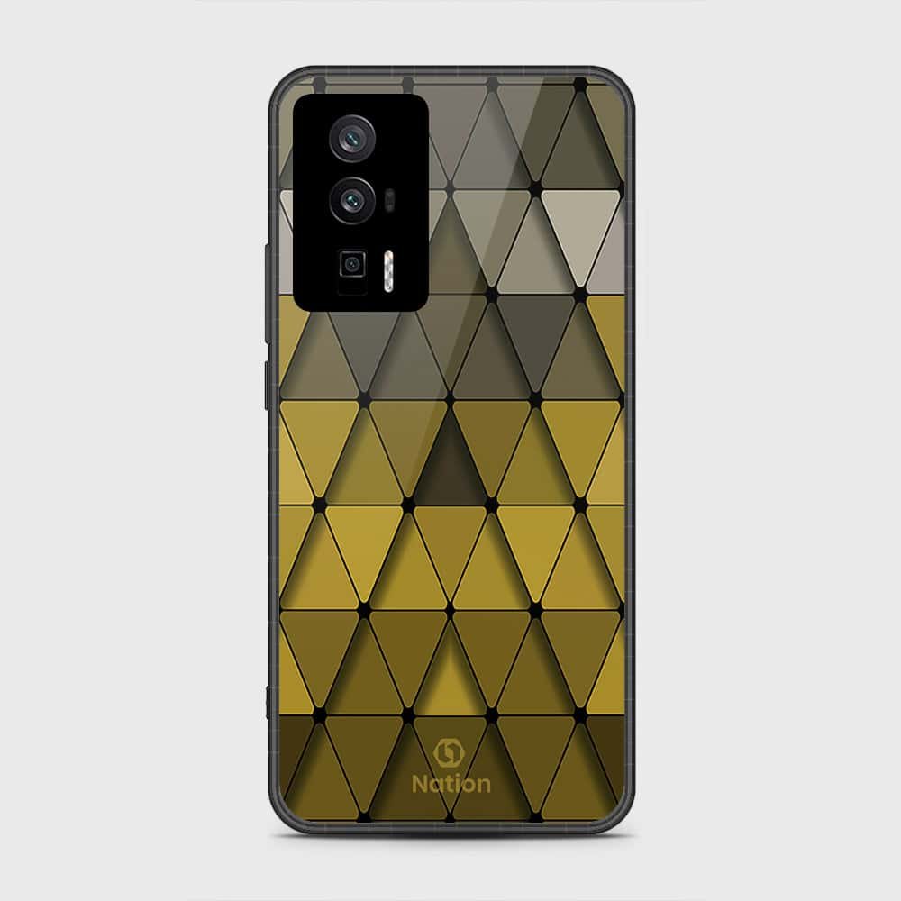 Xiaomi Poco F5 Pro Cover- Onation Pyramid Series - HQ Ultra Shine Premium Infinity Glass Soft Silicon Borders Case