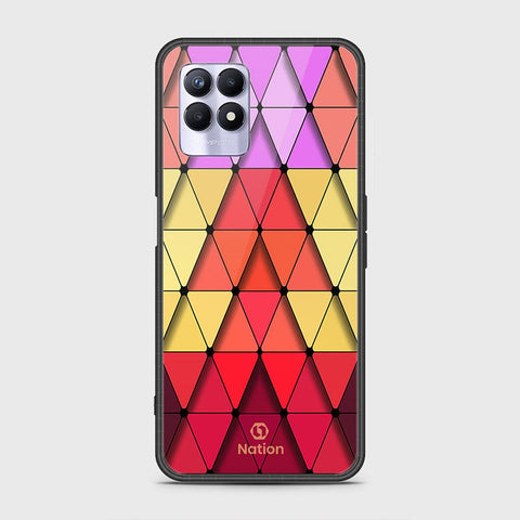 Realme Narzo 50 4G Cover - Onation Pyramid Series - HQ Ultra Shine Premium Infinity Glass Soft Silicon Borders Case