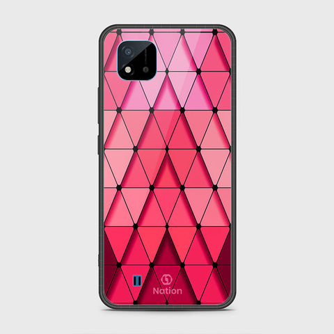 Realme Narzo 50i Cover- Onation Pyramid Series - HQ Ultra Shine Premium Infinity Glass Soft Silicon Borders Case