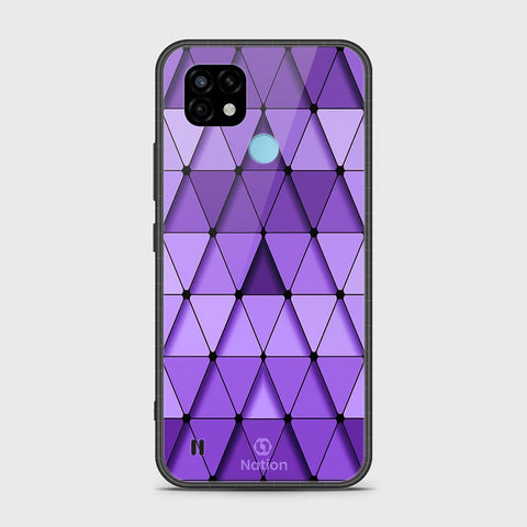 Realme C21 Cover- Onation Pyramid Series - HQ Ultra Shine Premium Infinity Glass Soft Silicon Borders Case