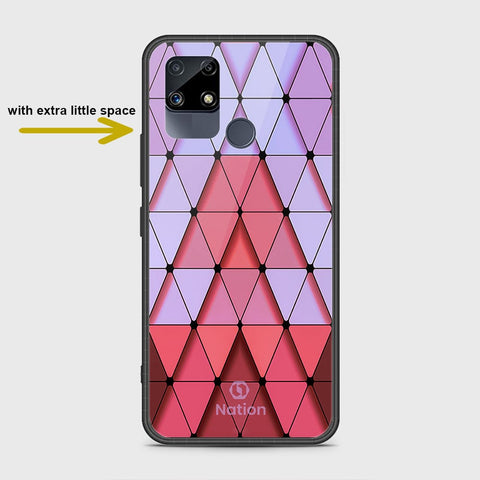 Realme C25s Cover- Onation Pyramid Series - HQ Ultra Shine Premium Infinity Glass Soft Silicon Borders Case