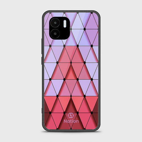 Xiaomi Redmi A2 2023 Cover - Onation Pyramid Series - HQ Ultra Shine Premium Infinity Glass Soft Silicon Borders Case